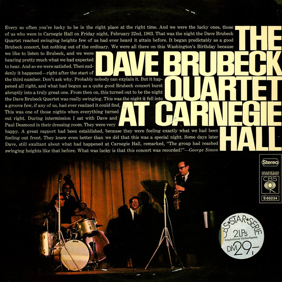 The Dave Brubeck Quartet - At Carnegie Hall