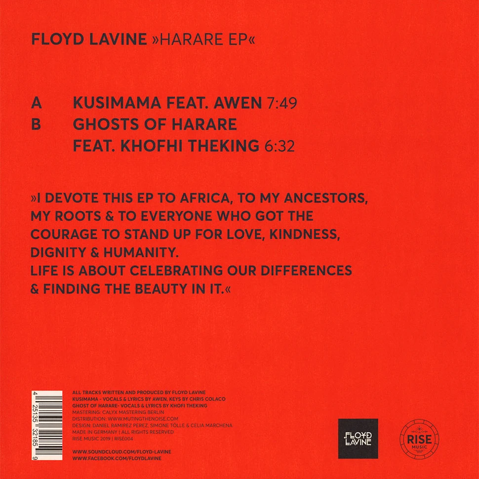 Floyd Lavine - Harare EP