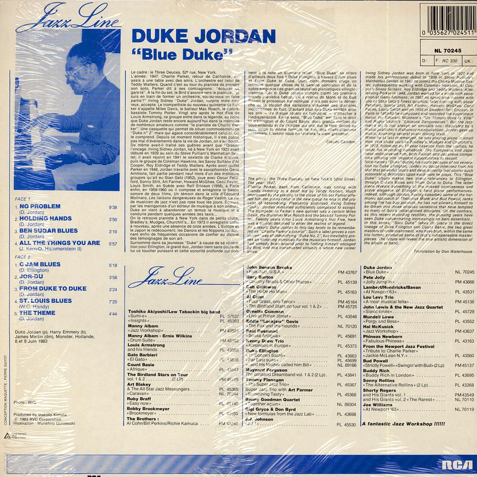Duke Jordan - Blue Duke