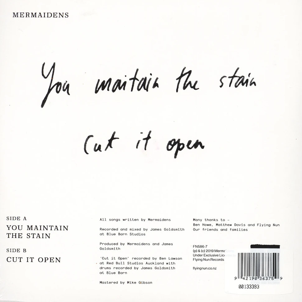 Mermaidens - You Maintain The Stain / Cut It Open