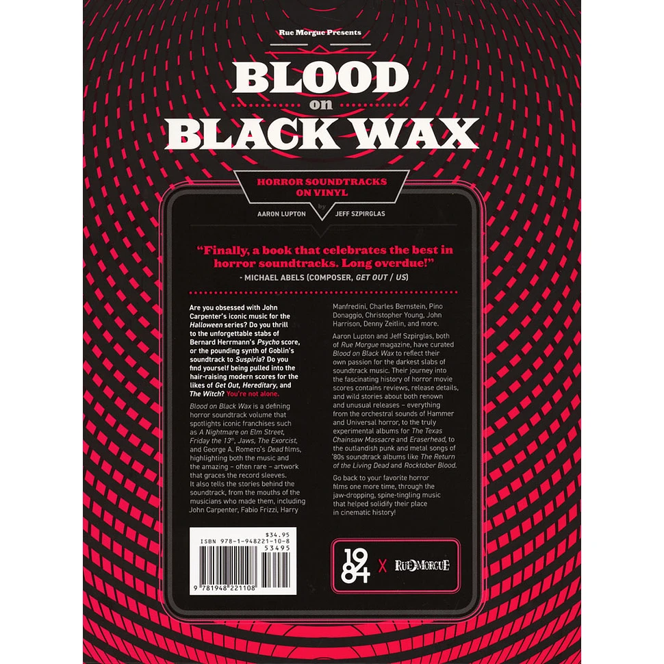 Aaron Lupton & Jeff Szirglas - Blood On Black Wax: Horror Soundtracks On Vinyl