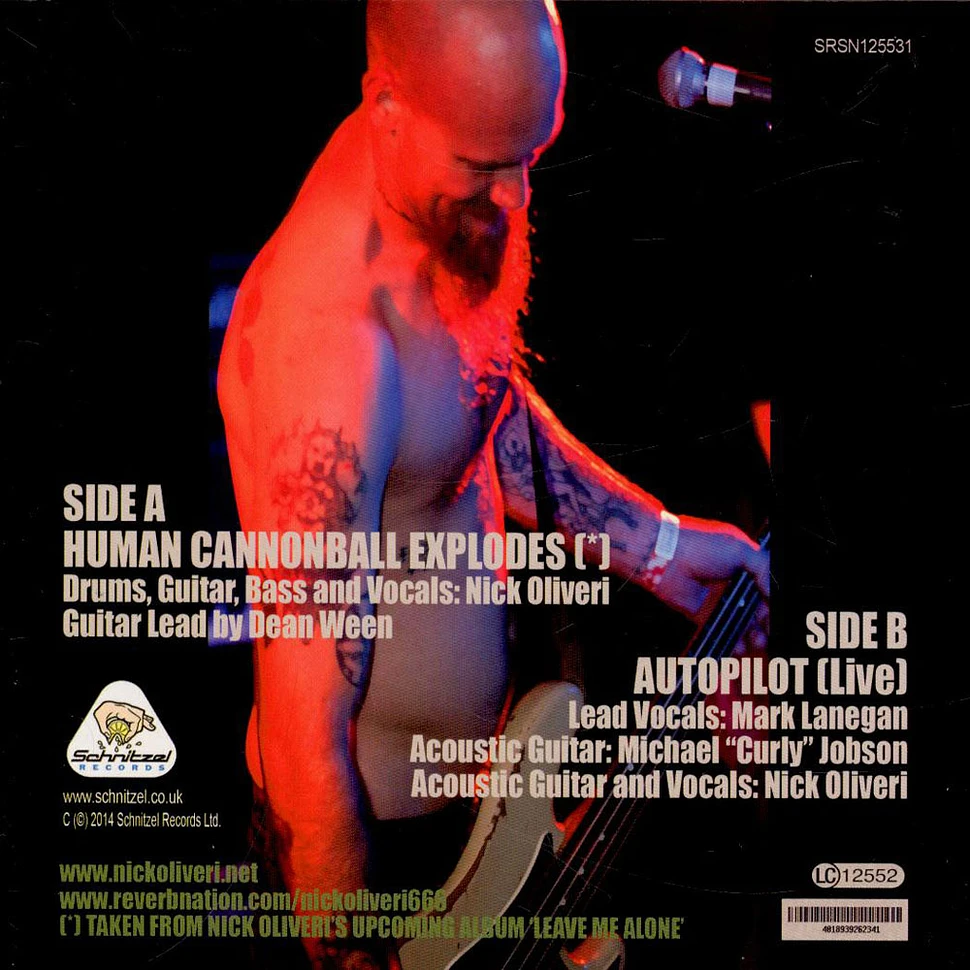 Nick Oliveri's Uncontrollable - Human Cannonball Explodes