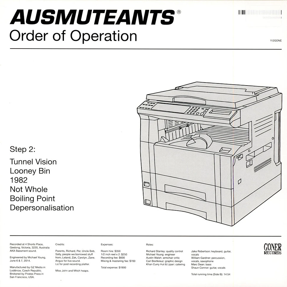 Ausmuteants - Order Of Operation