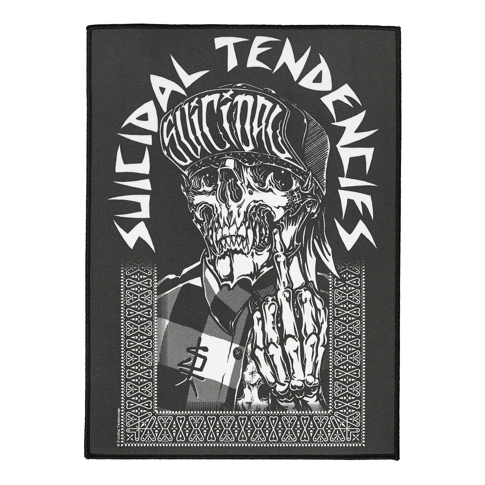 Suicidal Tendencies - One Finger Back Patch