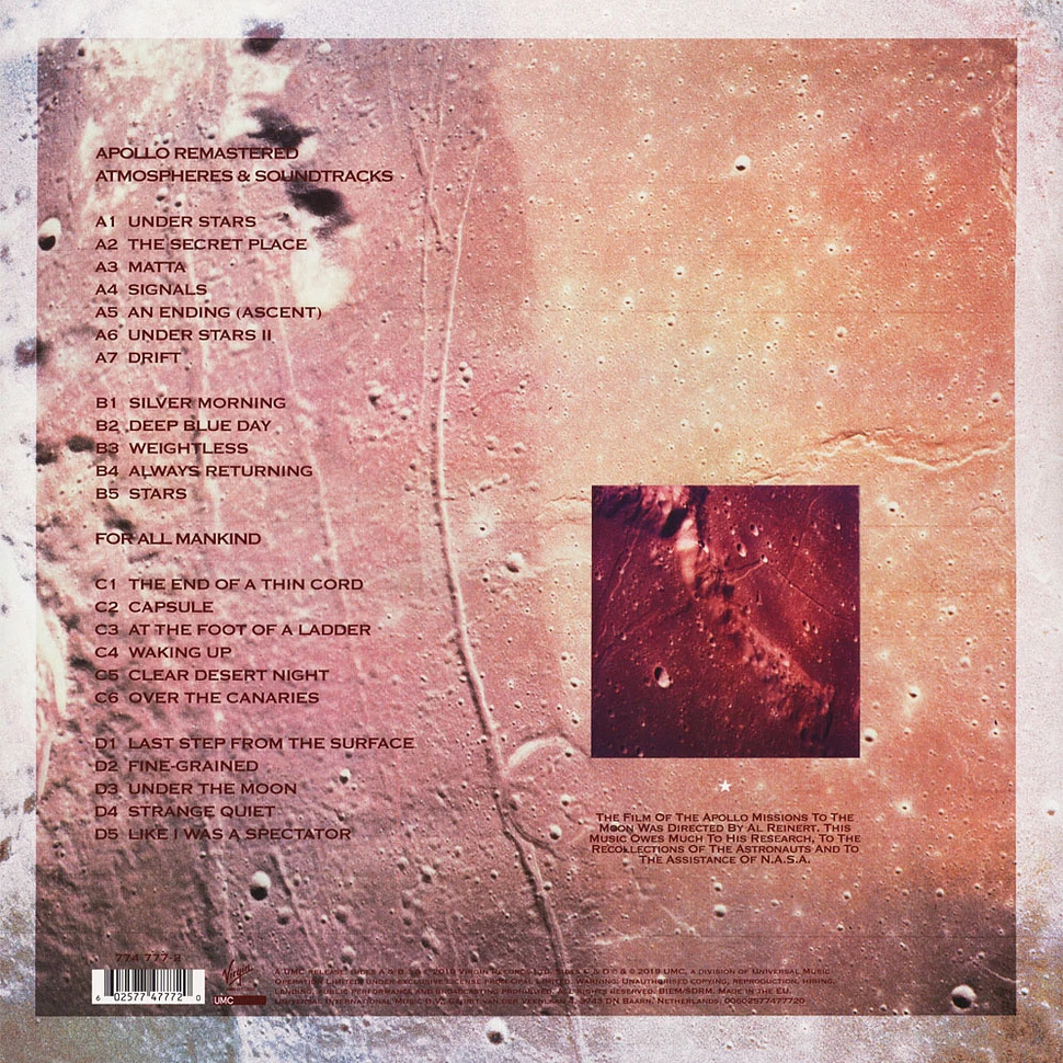 Brian Eno - Apollo: Atmospheres And Soundtracks Limited Edition