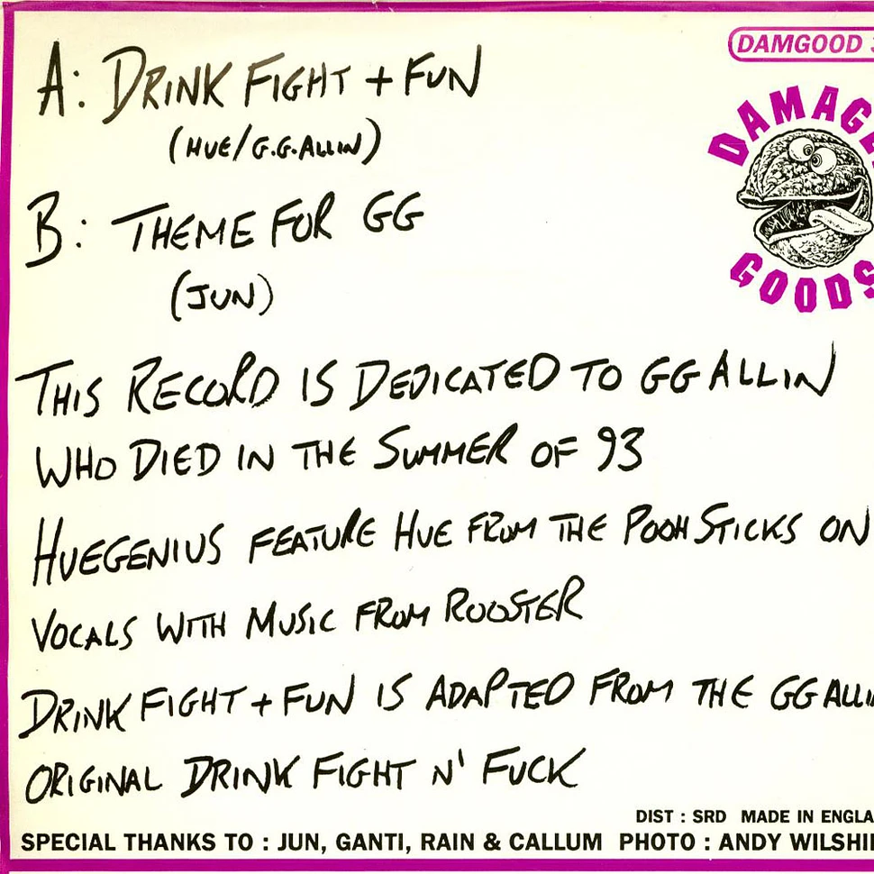 Huegenius - Drink Fight + Fun