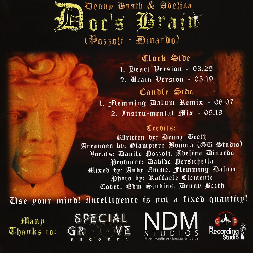 Denny Beeth & Adelina - Doc's Brain $ Versions Green Vinyl Edition