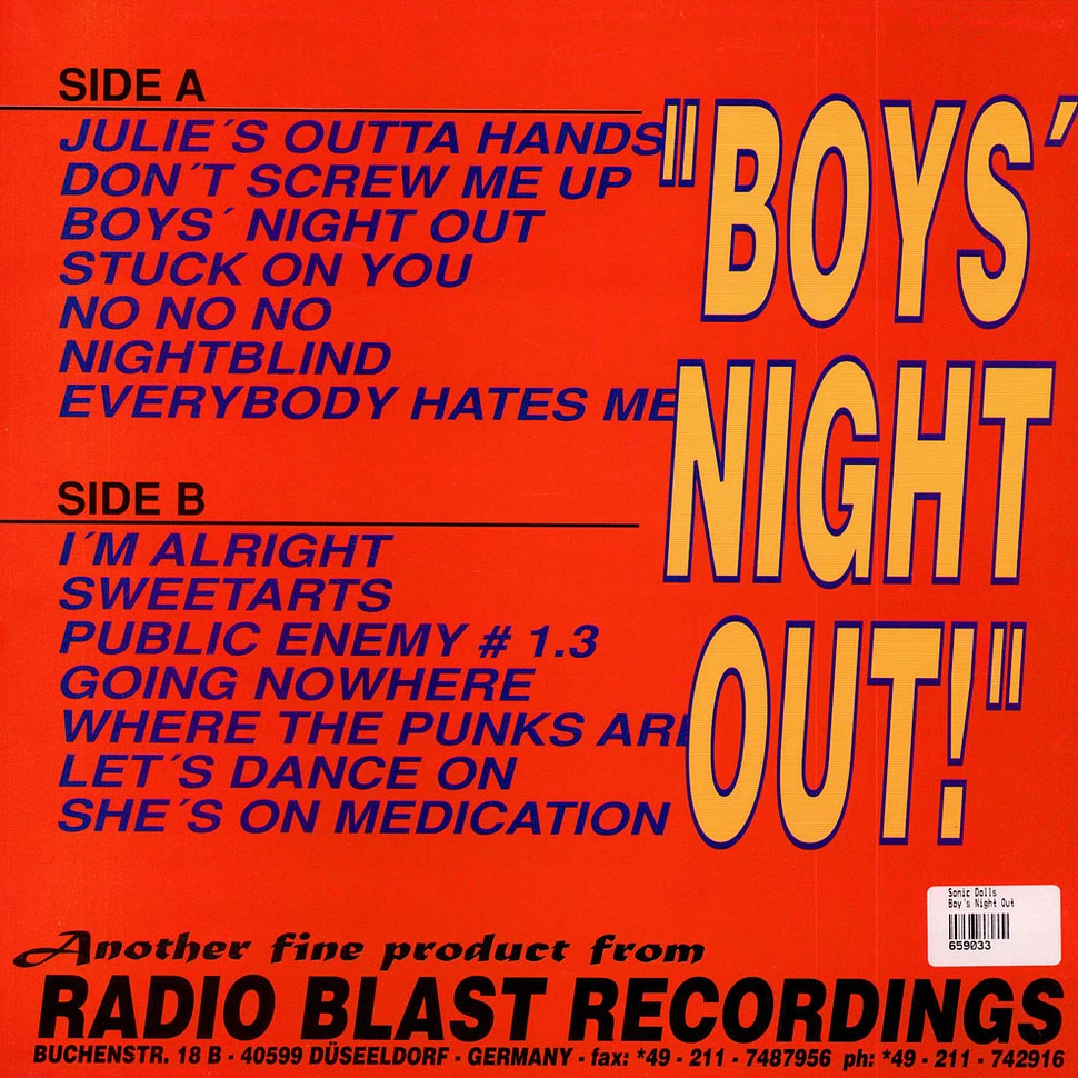 Sonic Dolls - Boys' Night Out