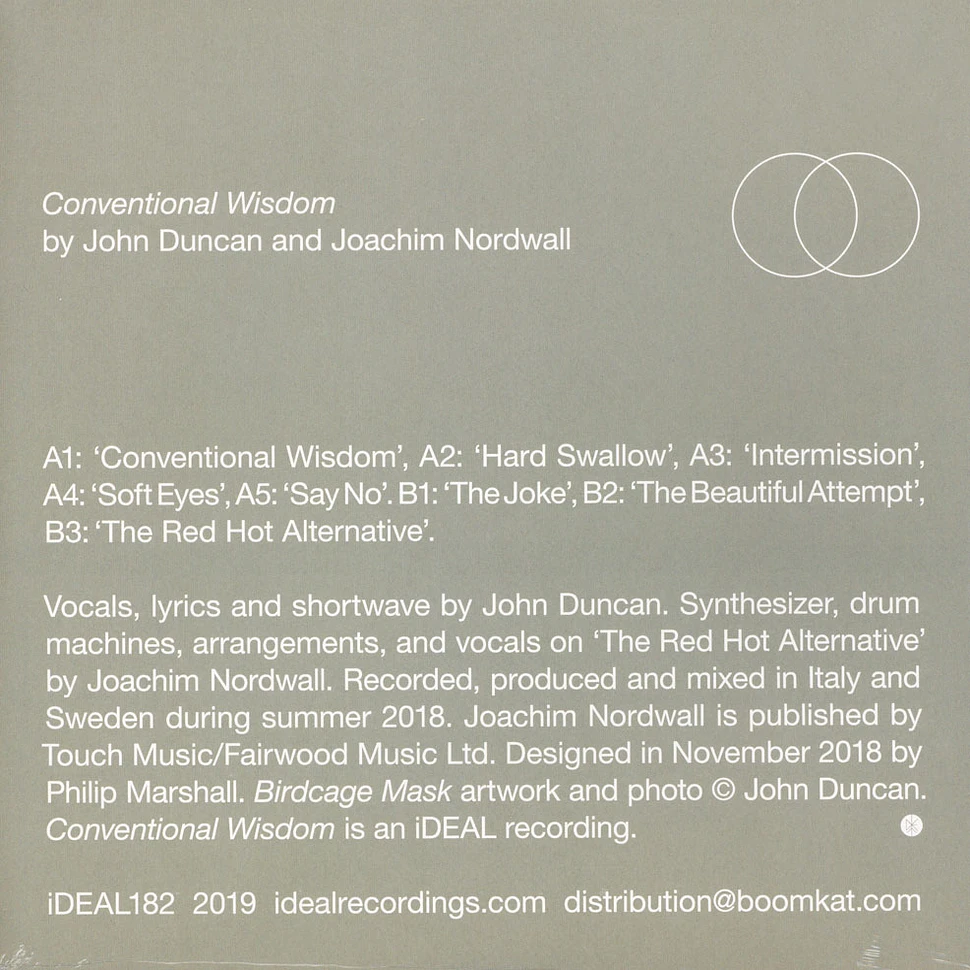 John Duncan & Joachim Nordwall - Conventional Wisdom