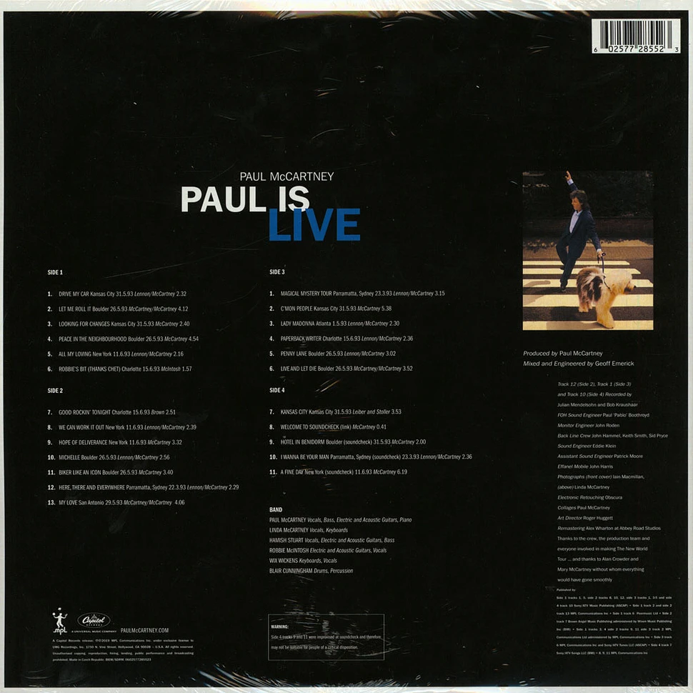 Paul McCartney - Paul Is Live Remastered Edition