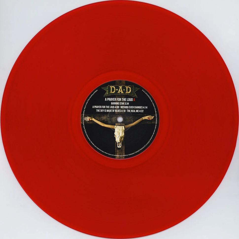 D-A-D - A Prayer For The Loud Red Vinyl Edition