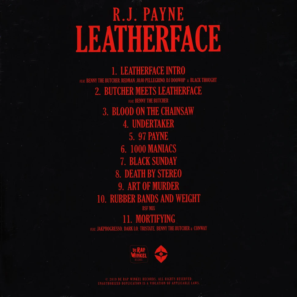 RJ Payne - Leatherface