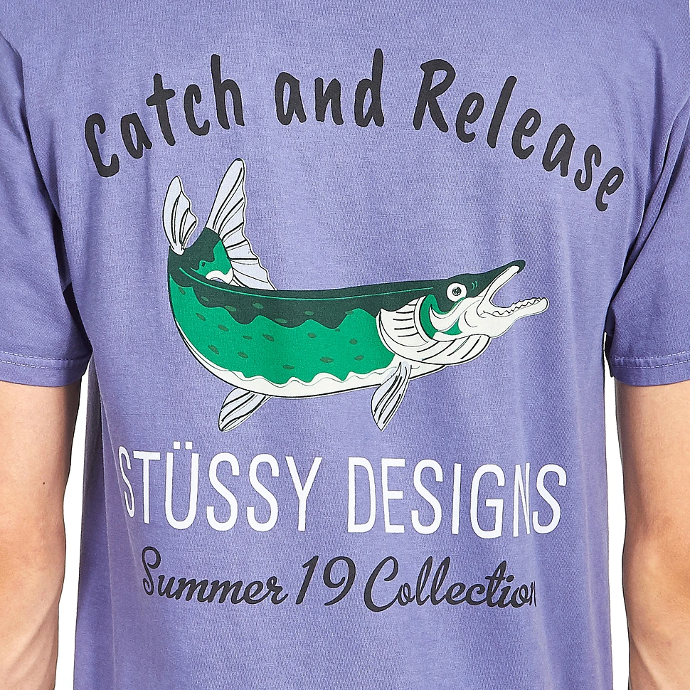 Stüssy - Catch & Release Pigment Dyed Tee