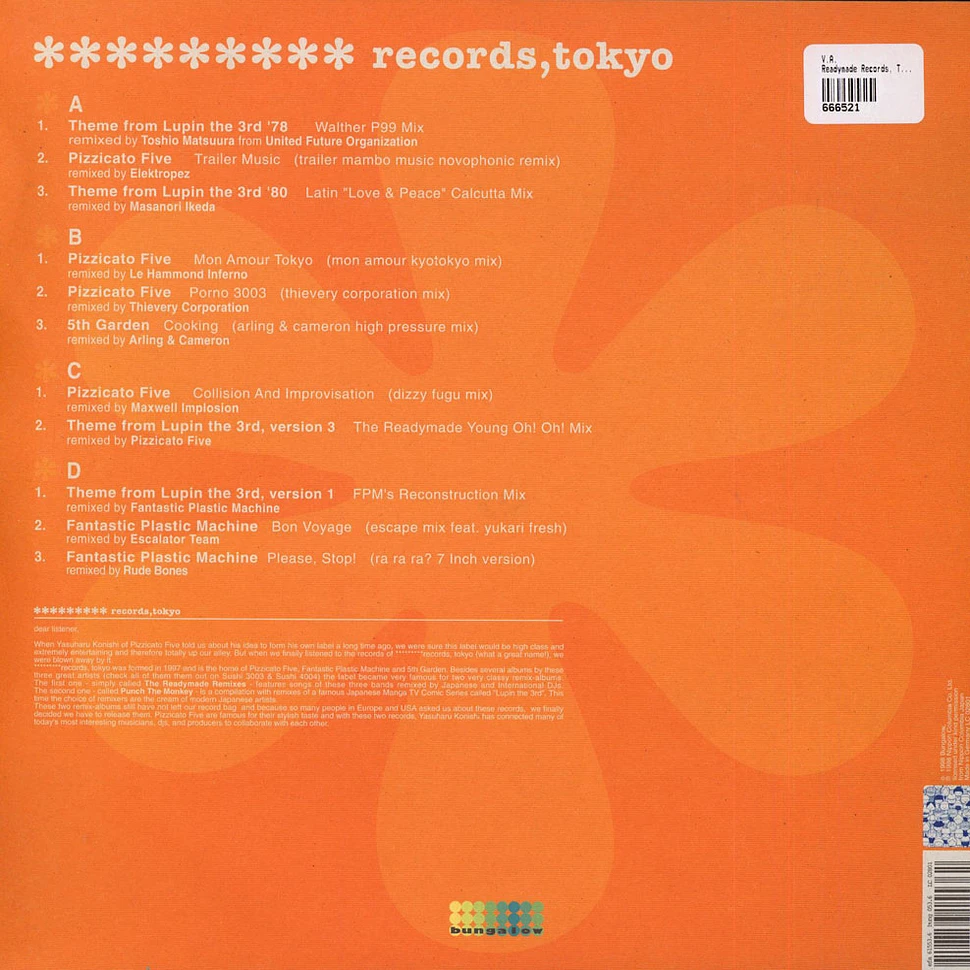 V.A. - Readymade Records, Tokyo - The Remixes