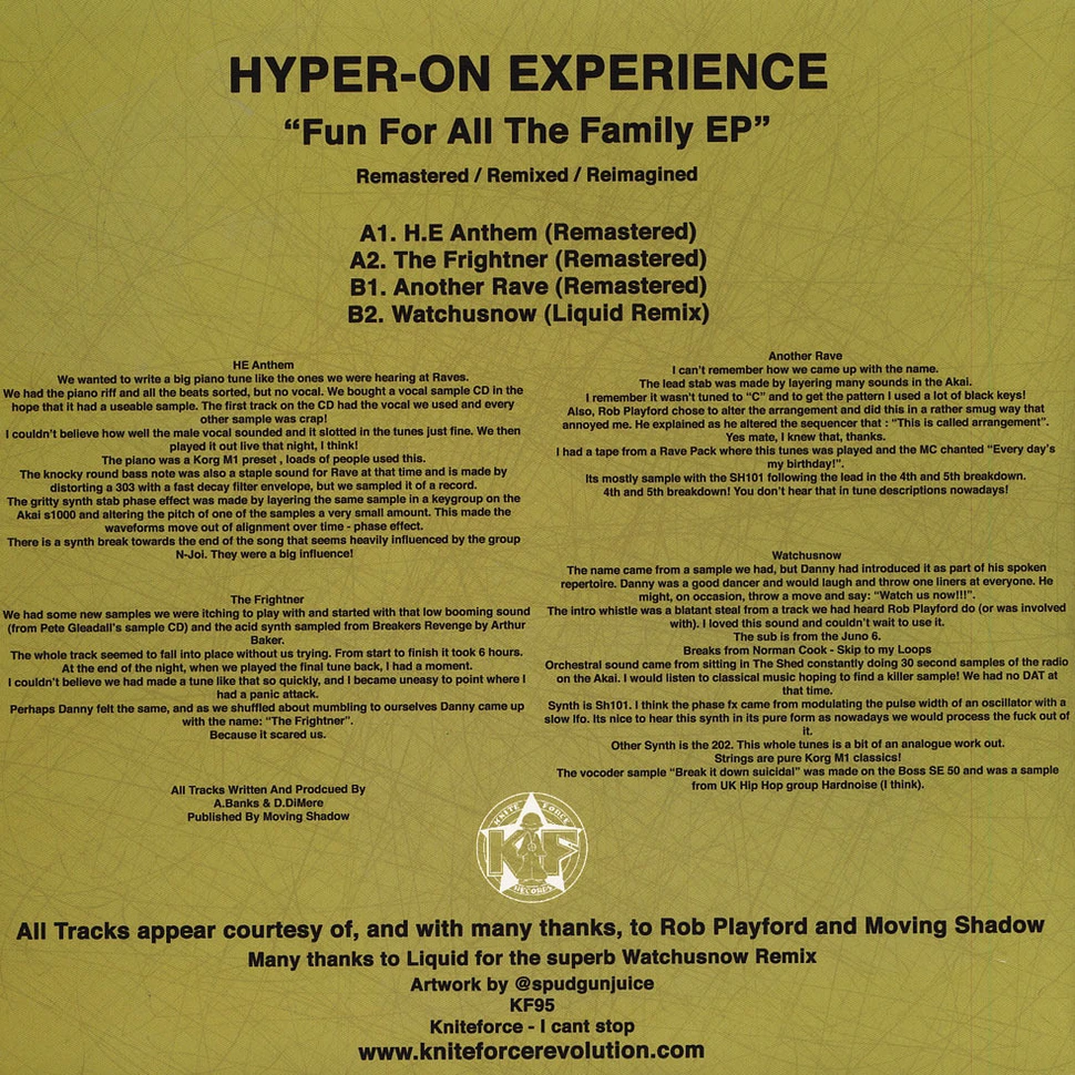 Hyper On Experience - Fun For All The Family EP