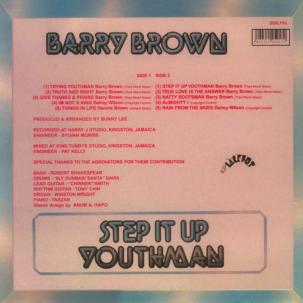 Barry Brown - Step It Up Youthman