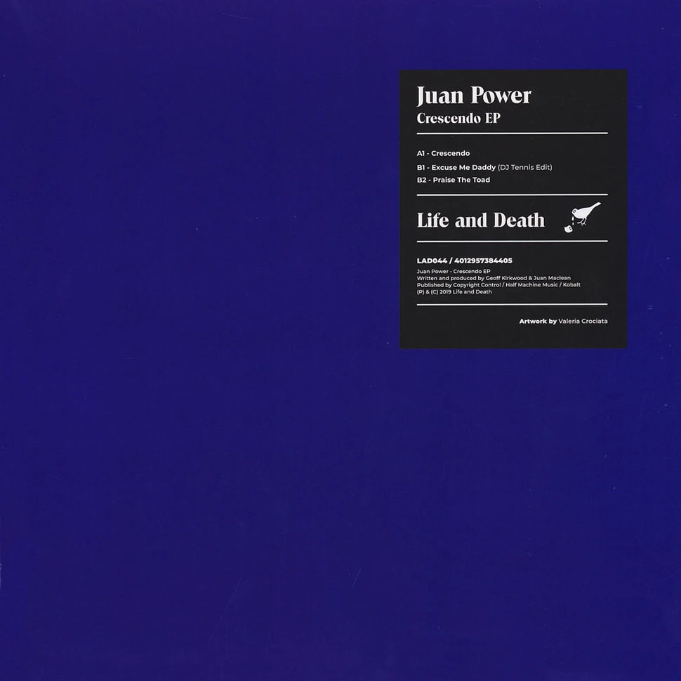 Juan Power - Crescendo EP Blue Vinyl Edition