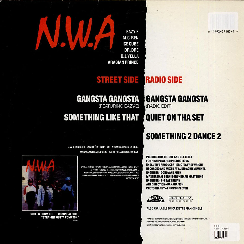 N.W.A - Gangsta Gangsta