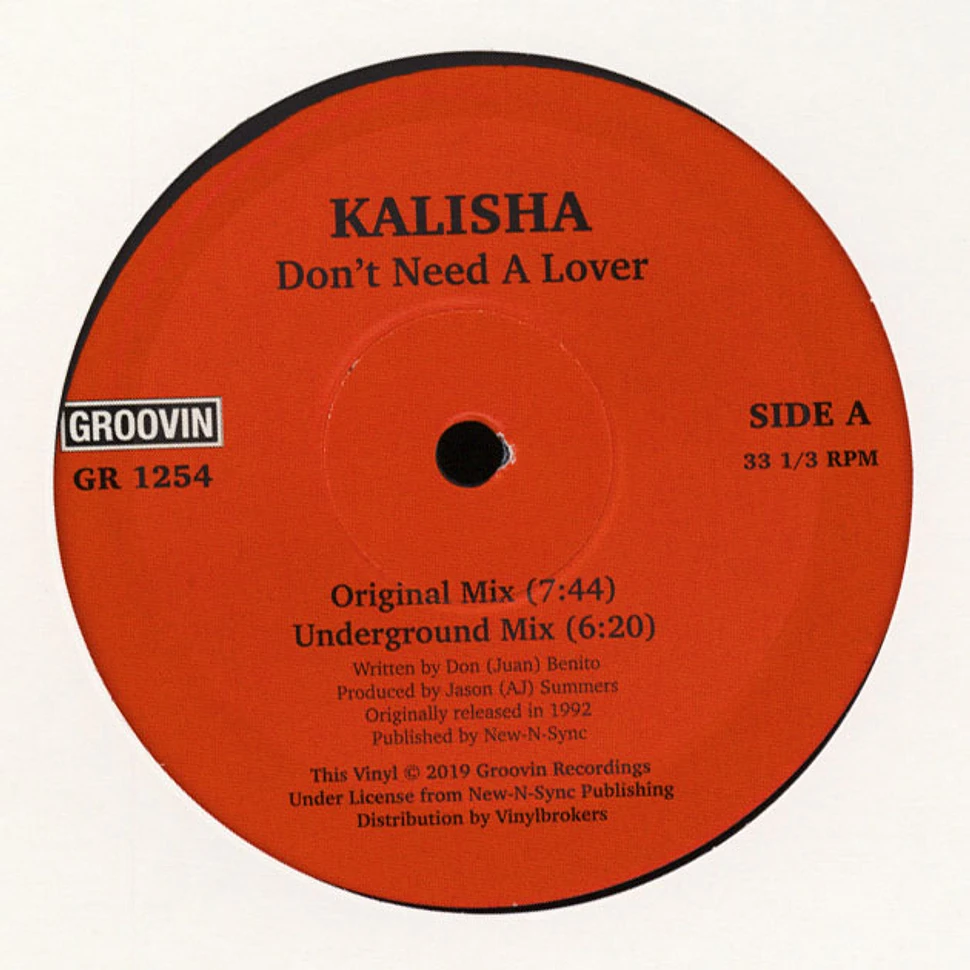 Kalisha - Don't Need A Lover