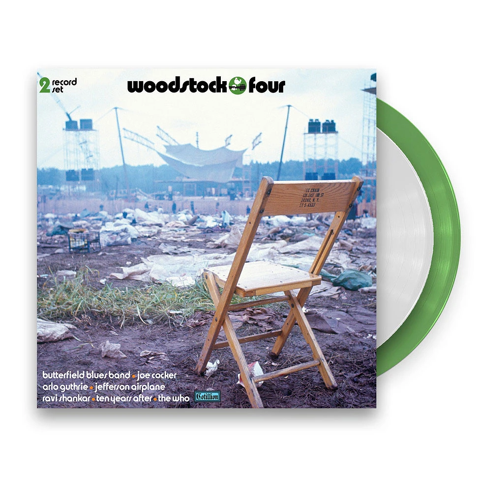 V.A. - Woodstock Four Green & White Vinyl Edition