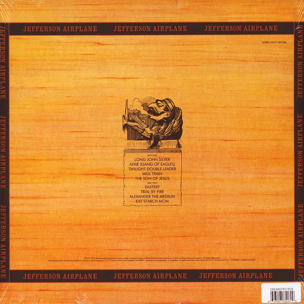 Jefferson Airplane - Long John Silver Dark Green Vinyl Edition