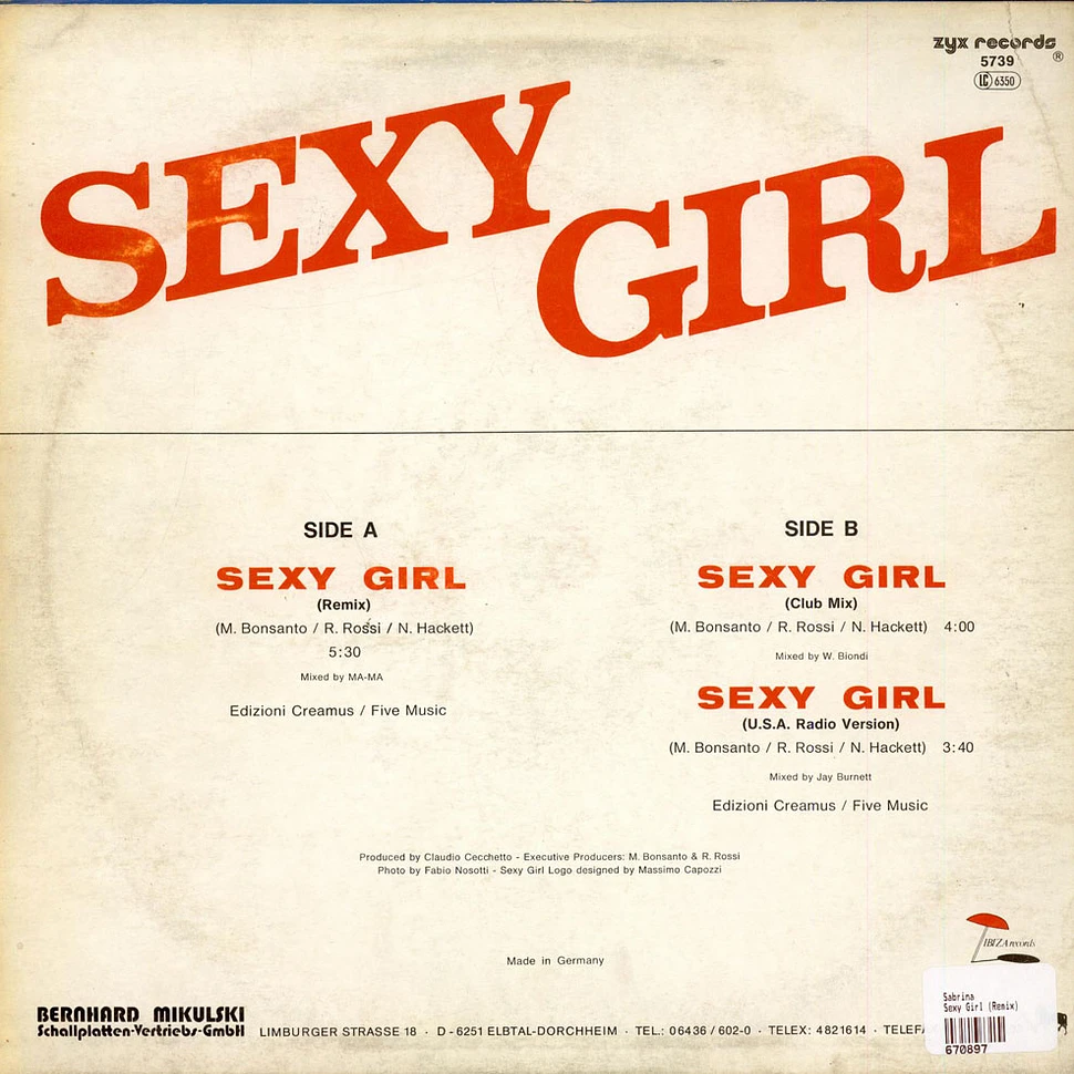 Sabrina - Sexy Girl (Remix)
