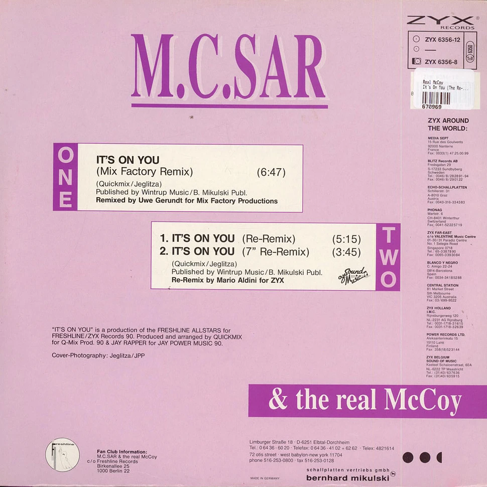 Real McCoy - It's On You (The Re-Remixes)