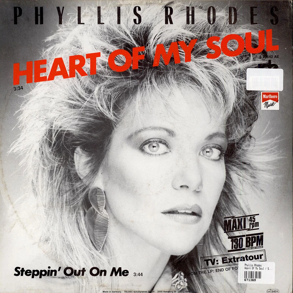 Phyllis Rhodes - Heart Of My Soul / Steppin' Out On Me