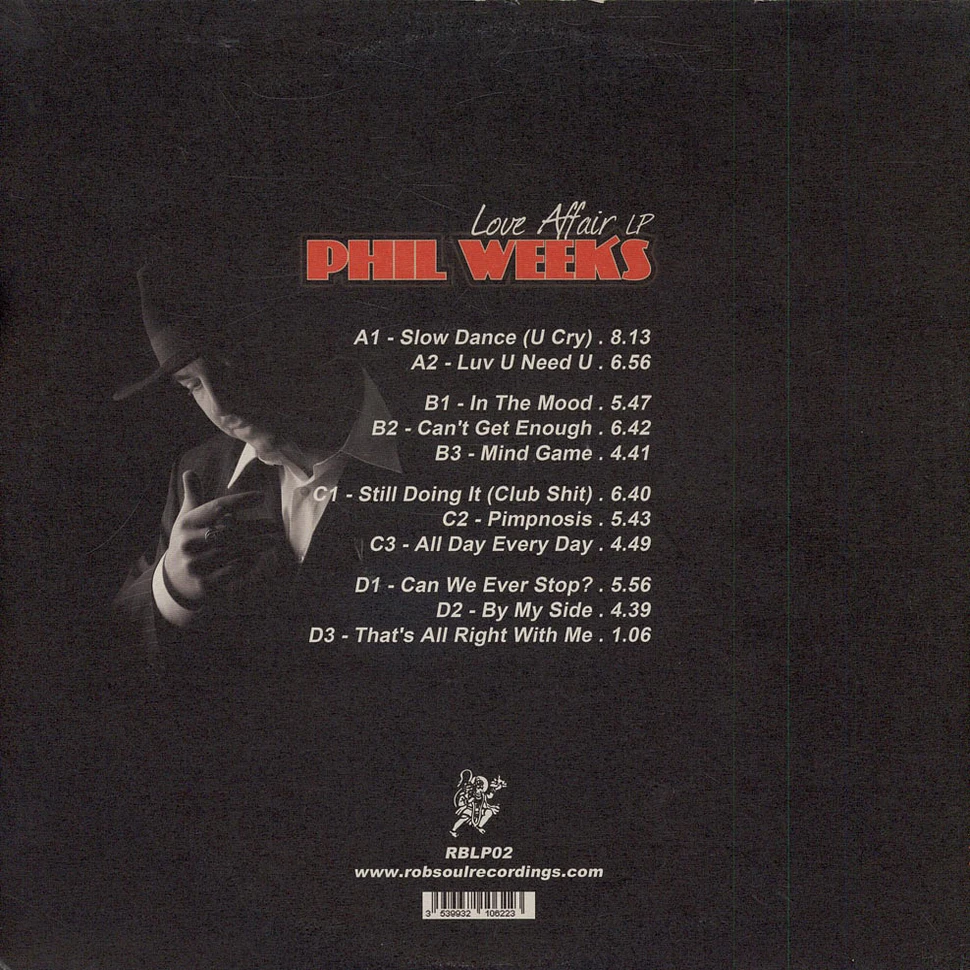 Phil Weeks - Love Affair LP
