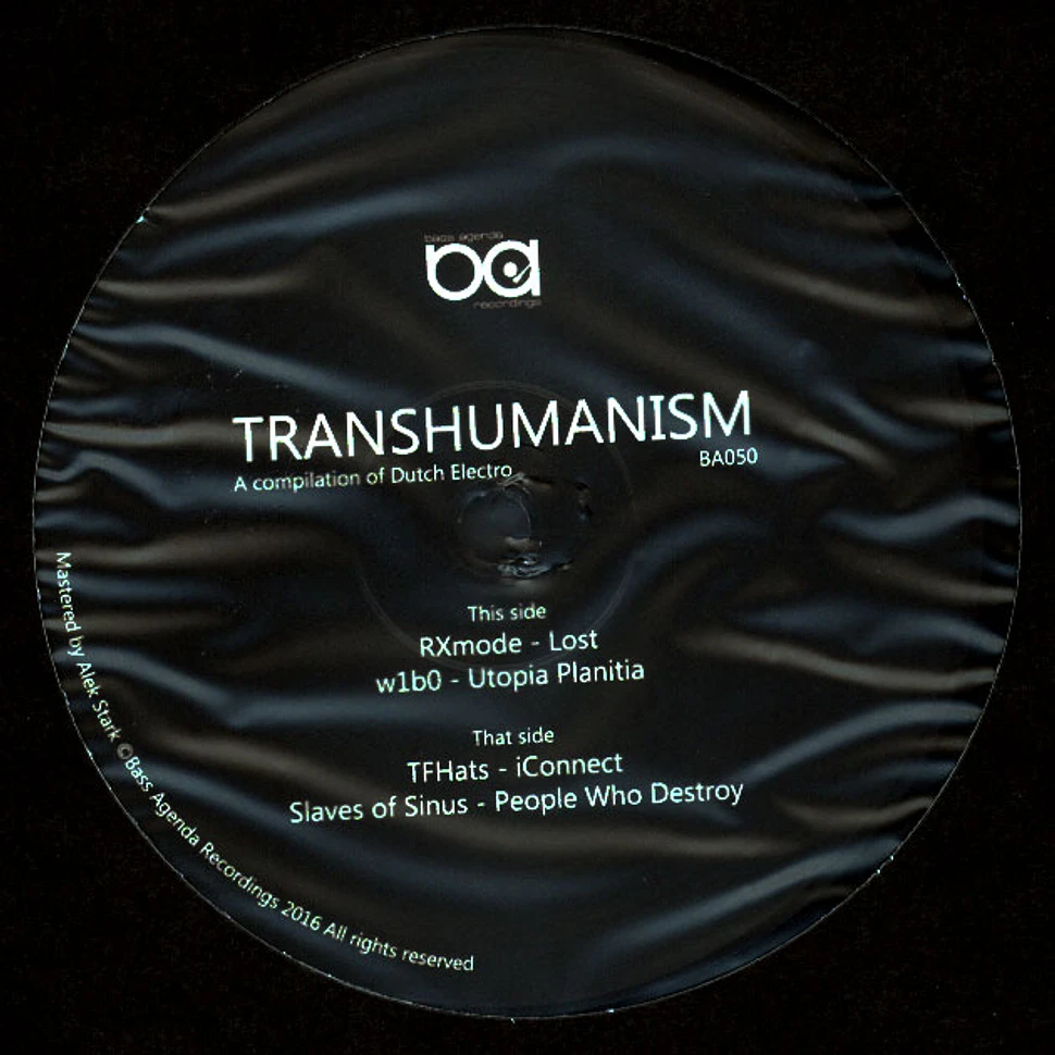 RXmode, W1B0, Tin Foil Hats & Slaves Of Sinus - Transhumanism Black Vinyl Edition