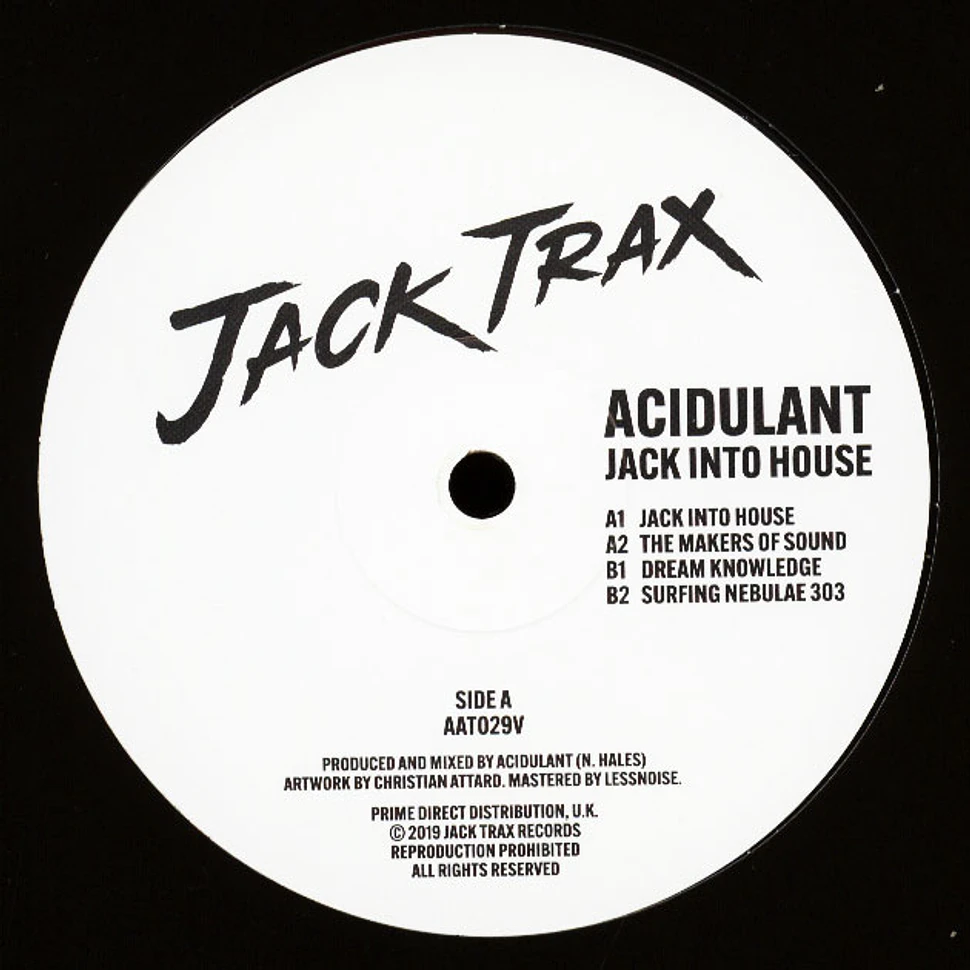 Acidulant - Jack Into House
