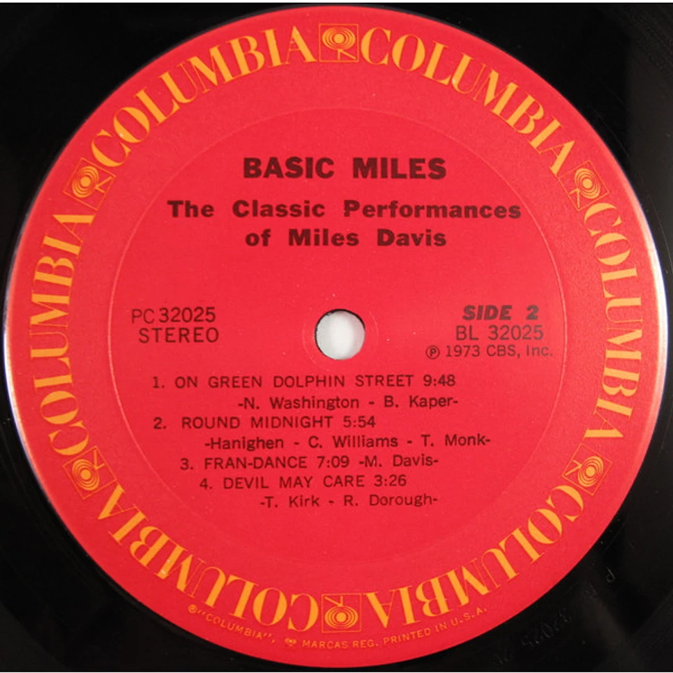Miles Davis - Basic Miles - The Classic Performances Of Miles Davis