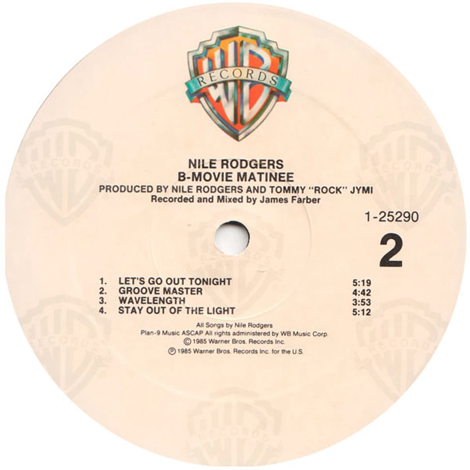 Nile Rodgers - B-Movie Matinee