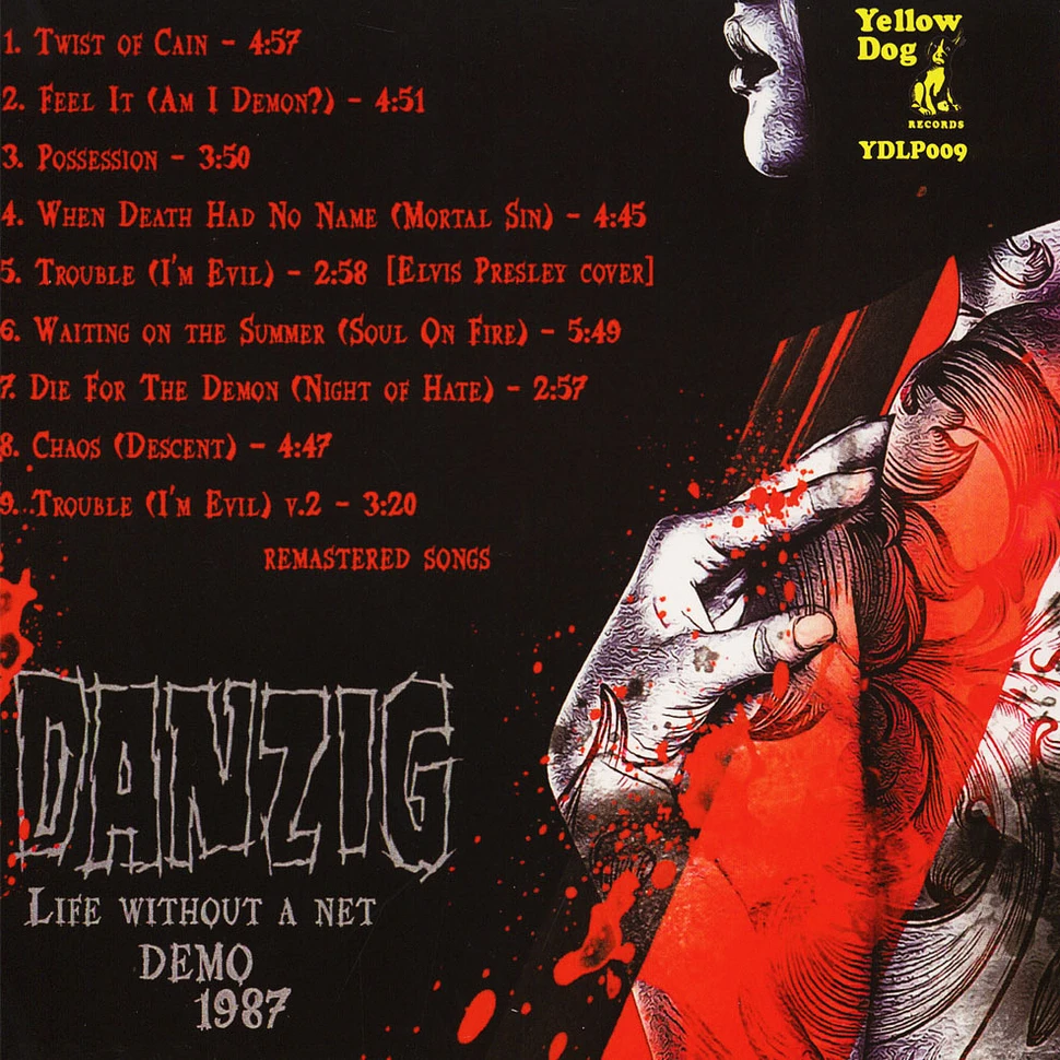 Danzig - Life Without A Net Demo 1987 Dark Blue Vinyl Edition