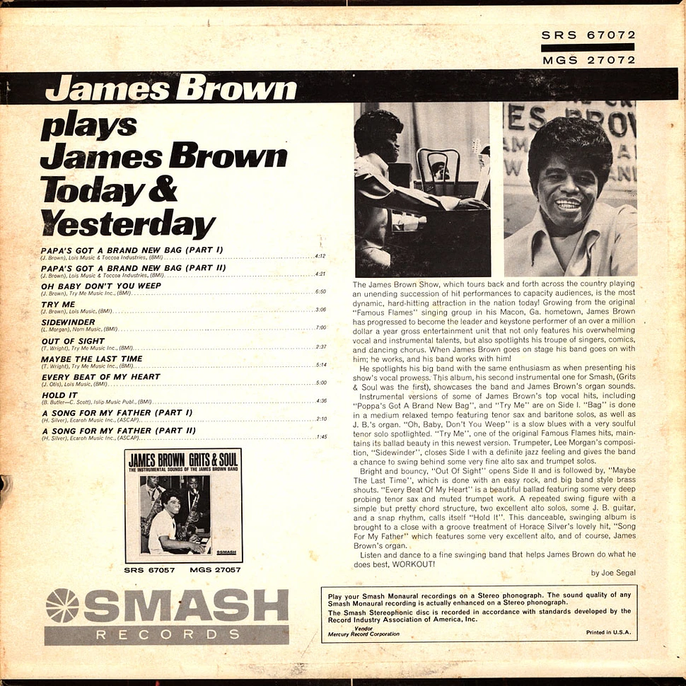 James Brown - James Brown Plays James Brown - Today & Yesterday (Featuring James Brown At The Organ)