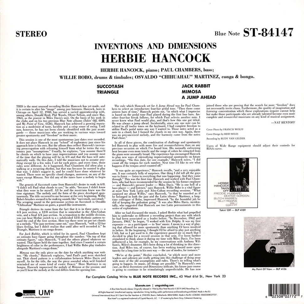 Herbie Hancock - Inventions & Dimensions