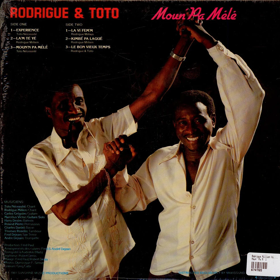 Rodrigue Millien Vs. Toto Necessite - Moun' Pa Mélé