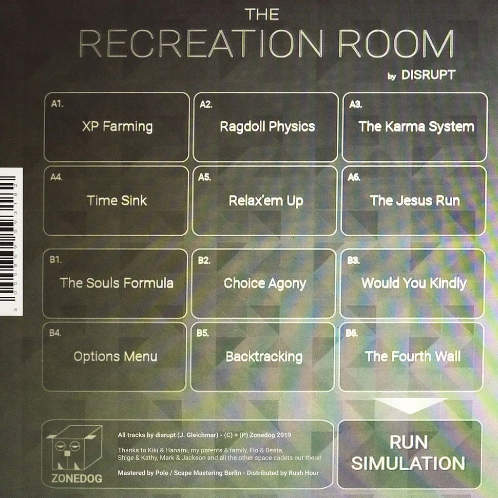 Disrupt - The Recreation Room