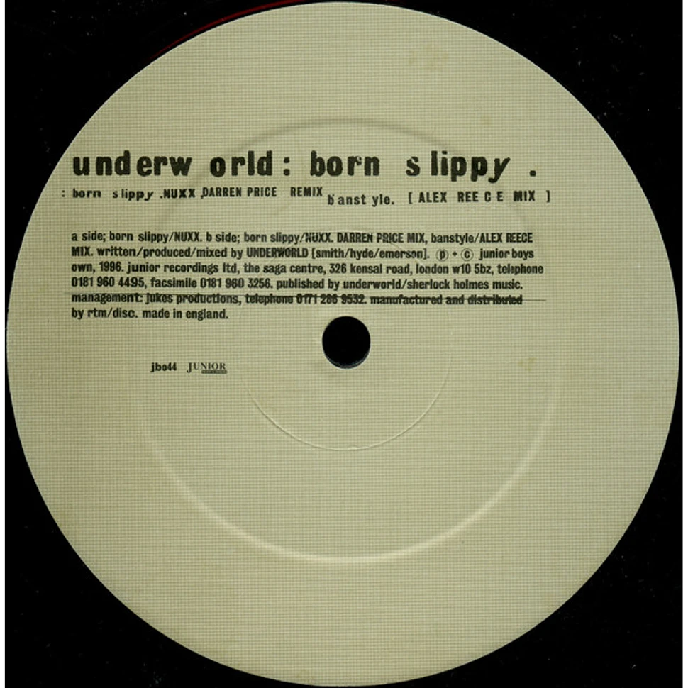 Underworld Born Slippy Vinyl 12