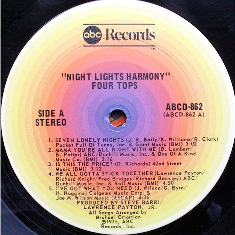 Four Tops - Night Lights Harmony