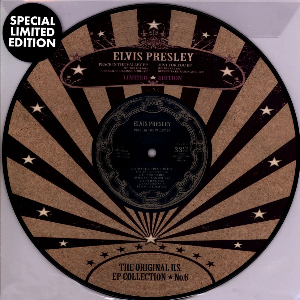 Elvis Presley - US EP Collection Volume 6 Picture Disc Edition