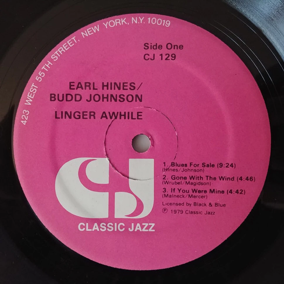 Earl Hines / Budd Johnson - Linger Awhile