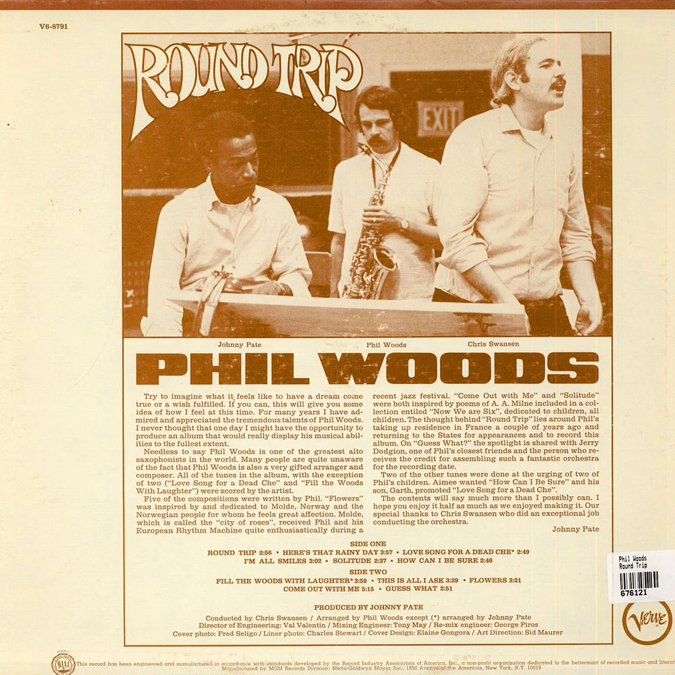 Phil Woods - Round Trip