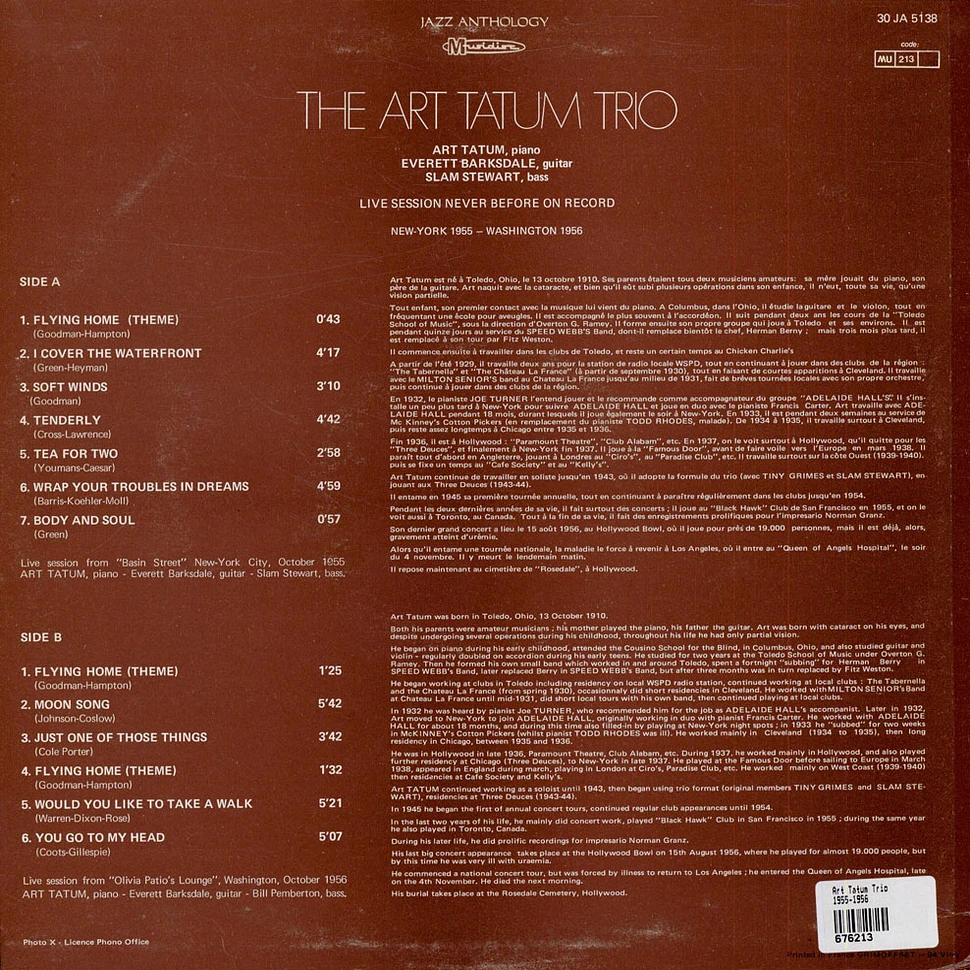 Art Tatum Trio - 1955-1956
