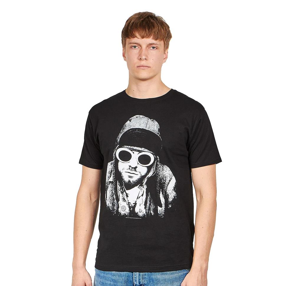 Kurt Cobain - One Colour T-Shirt (Black) | HHV