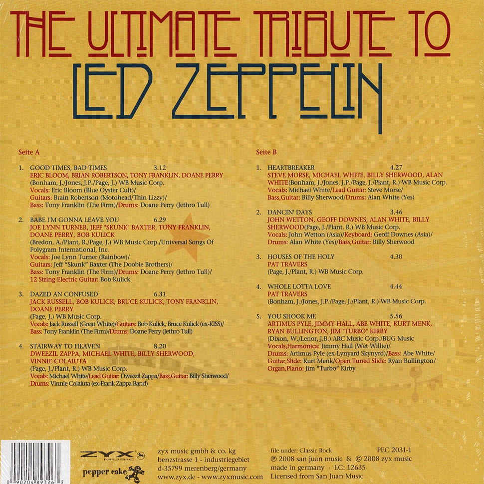 V.A. - Led Zeppelin - The Ultimate Tribute