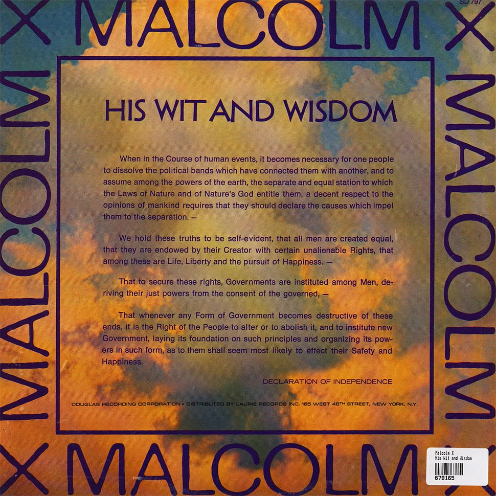 Malcolm X - His Wit and Wisdom