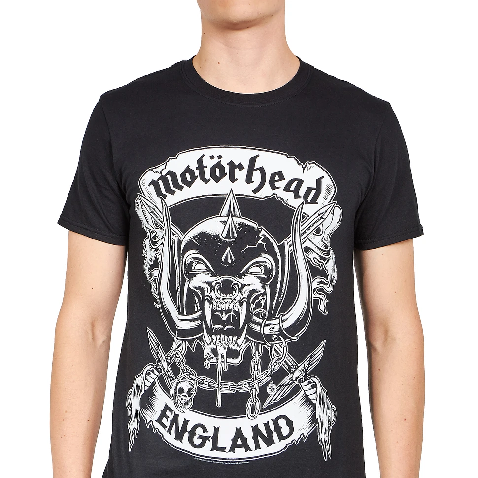 Motörhead - Crossed Swords England Crest T-Shirt