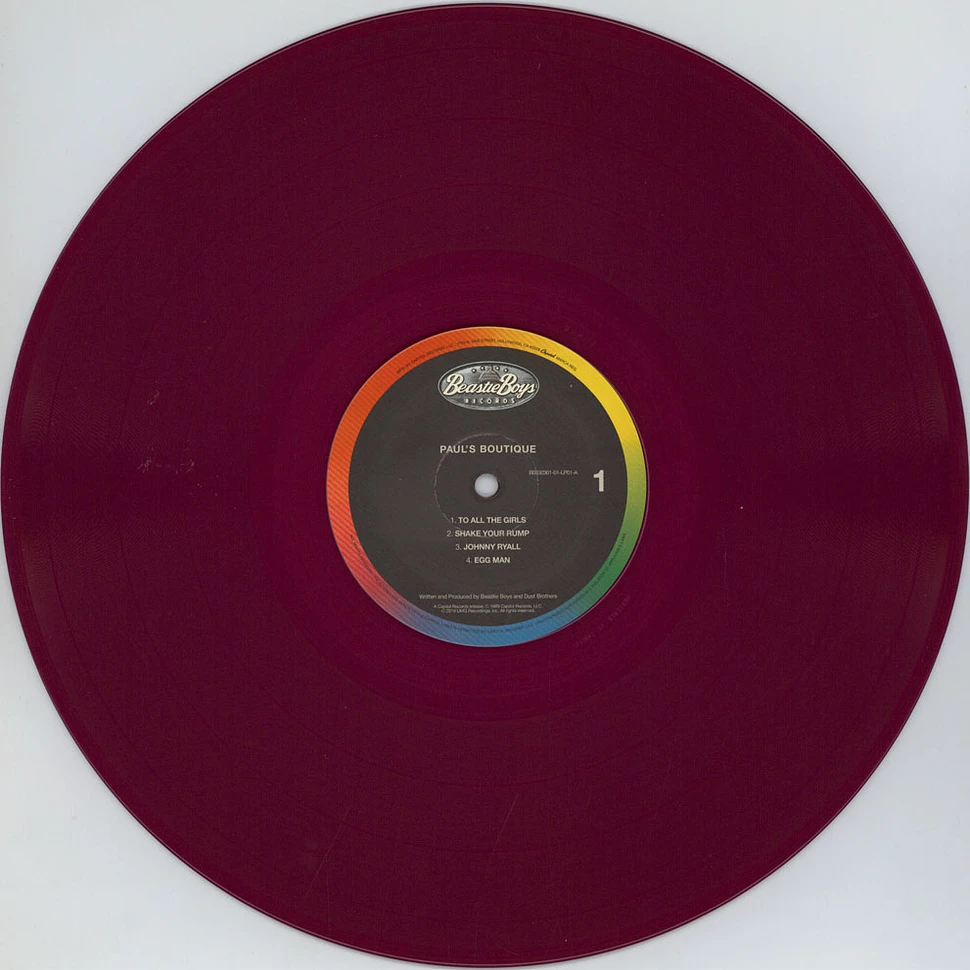 Beastie Boys - Paul's Boutique 30th Anniversary Translucent Violet Purple Vinyl Edition