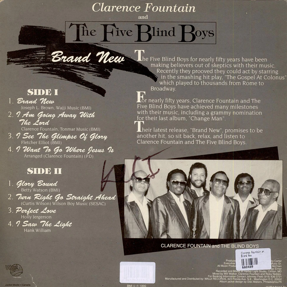 Clarence Fountain and Five Blind Boys, The - Brand New